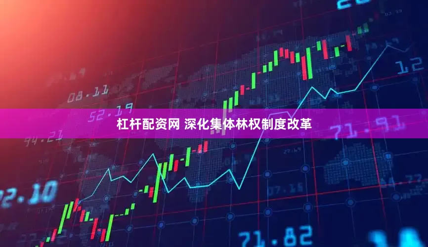杠杆配资网 深化集体林权制度改革